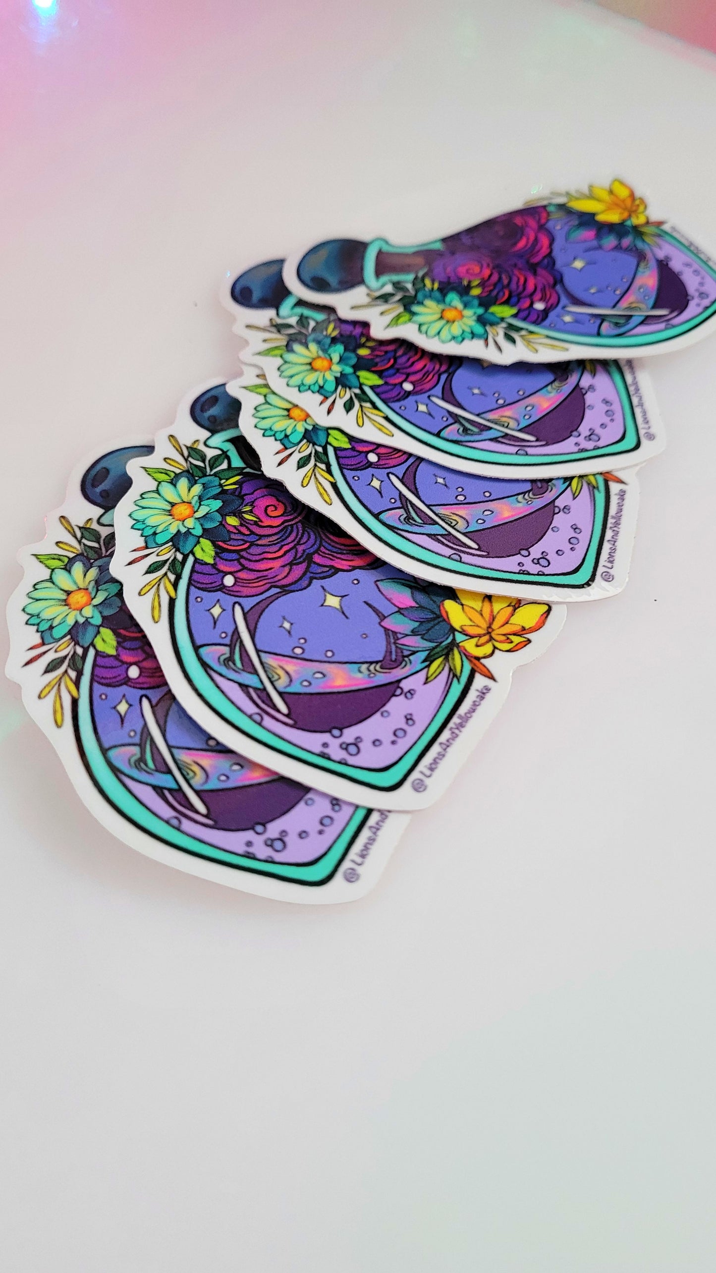 Moon Bottle Sticker