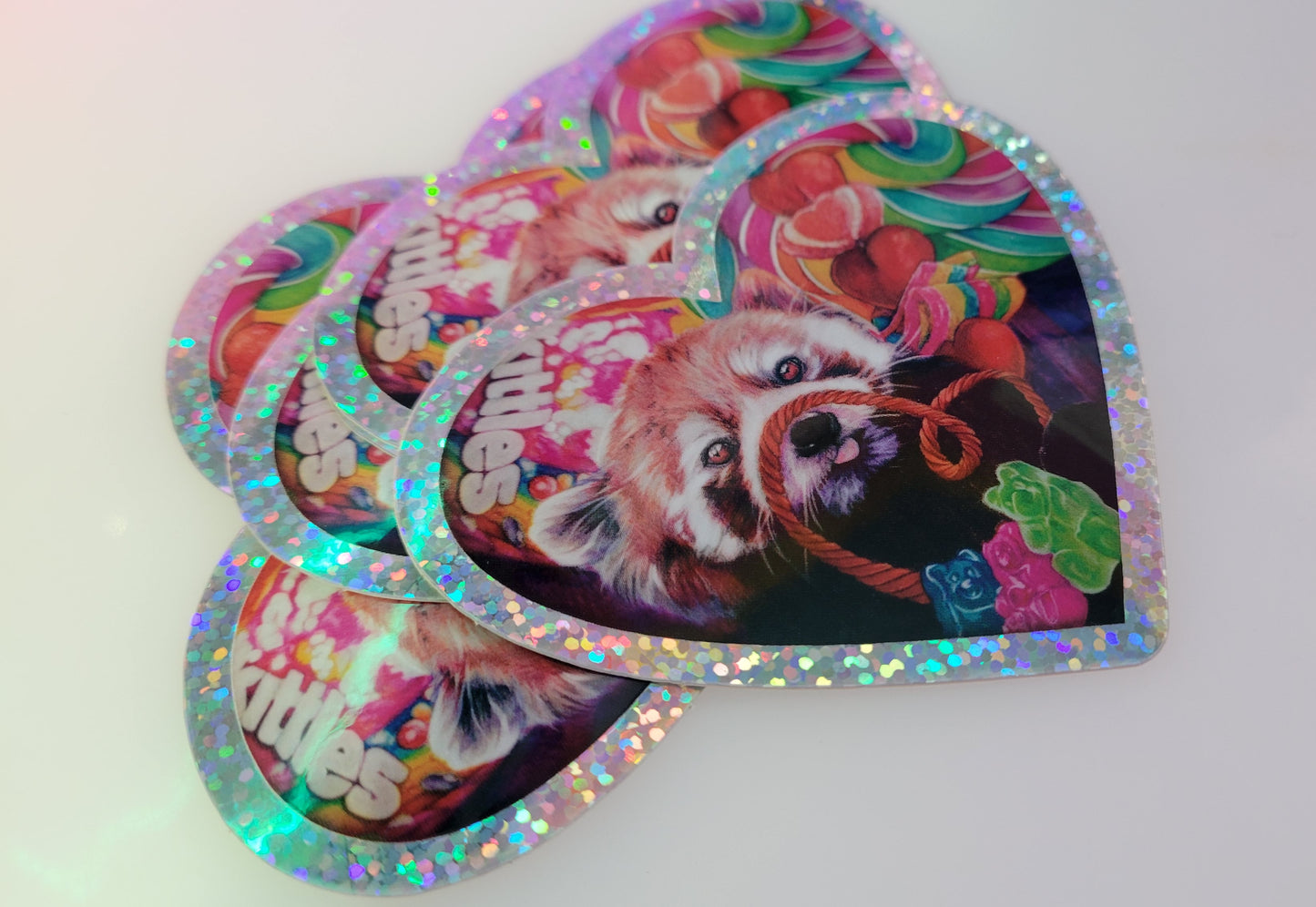 "Gummy Bear" Holographic Glitter Sticker