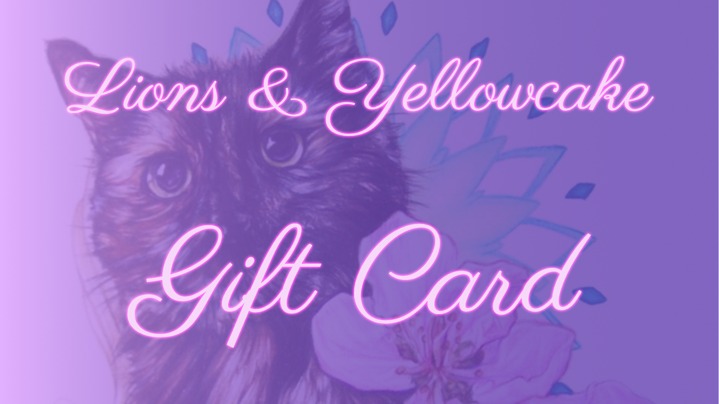 Lions and Yellowcake Giftcard