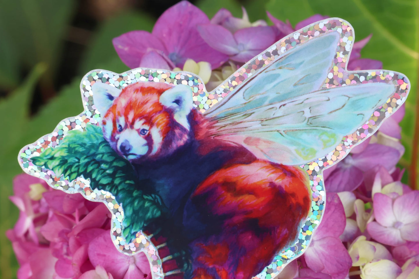 "Guardian of the Glade" Rainbow Glitter Sticker