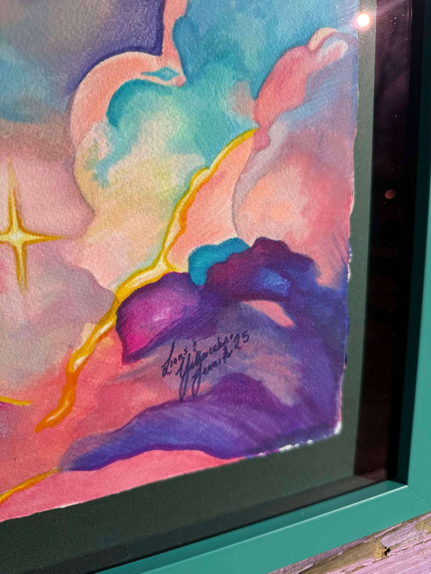 "Suzume" - Framed Original Illustration