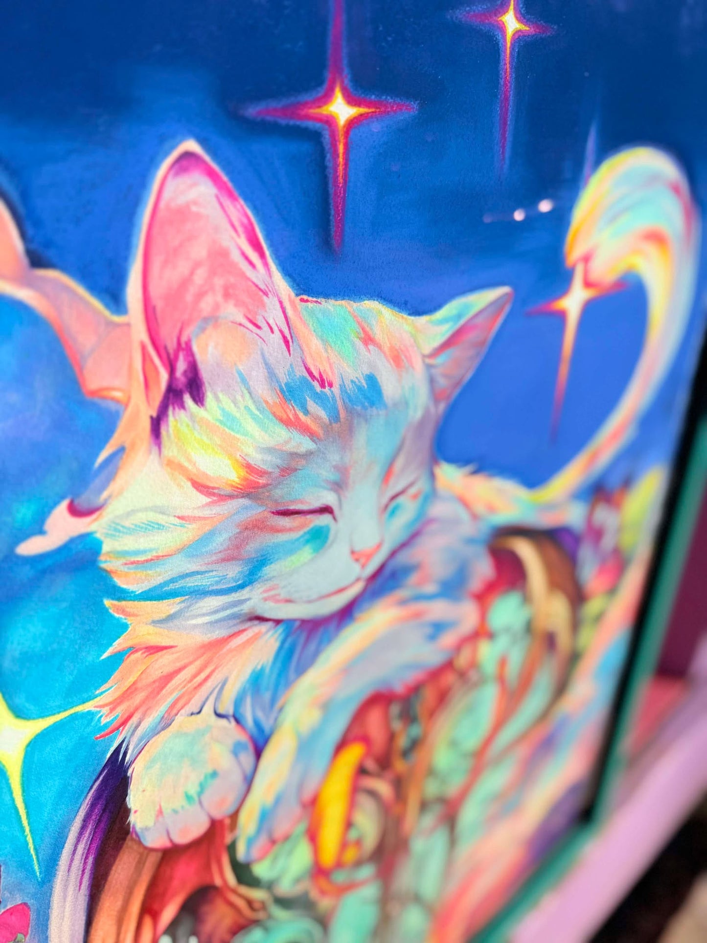 "Suzume" - Framed Original Illustration