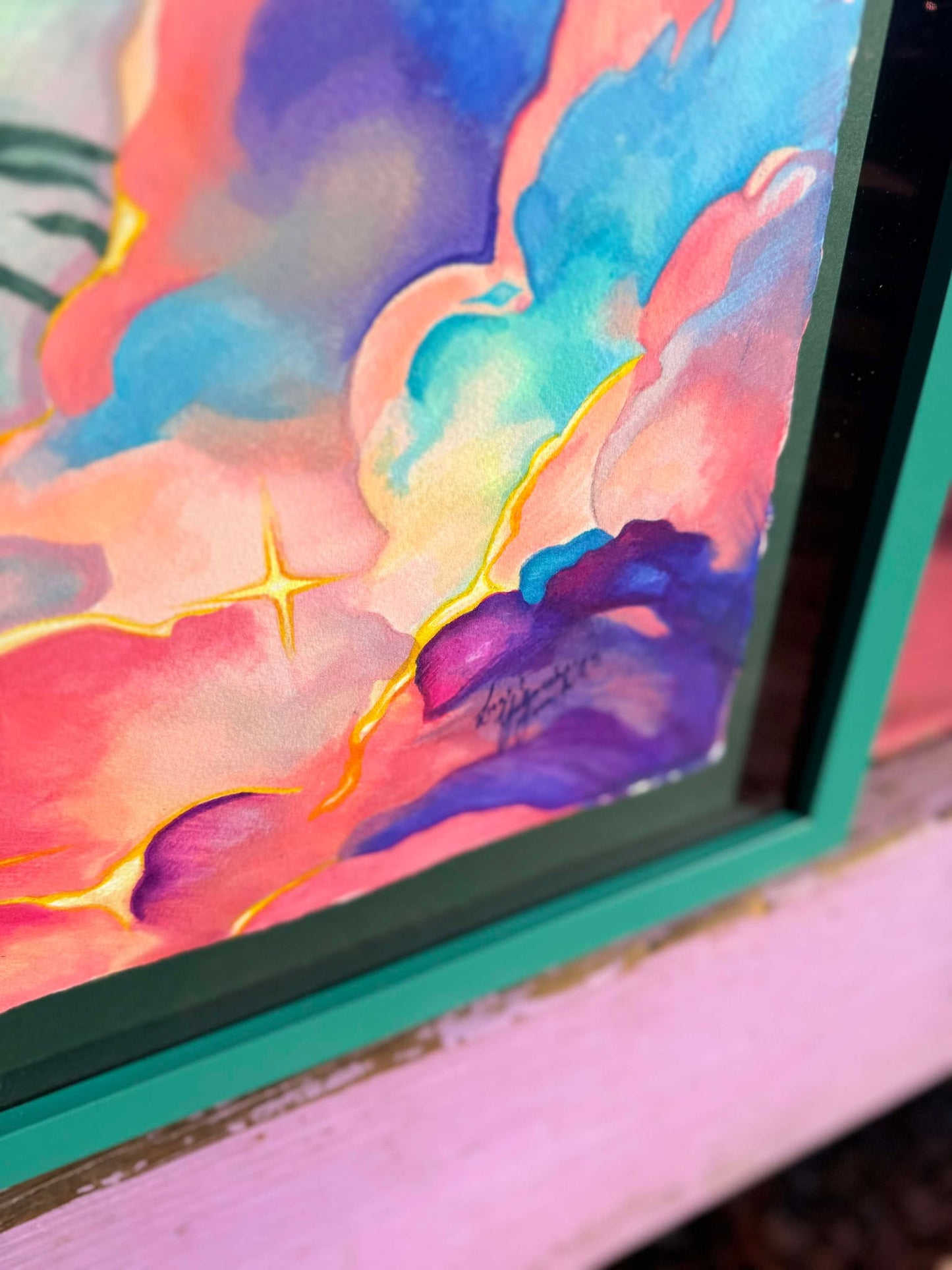 "Suzume" - Framed Original Illustration