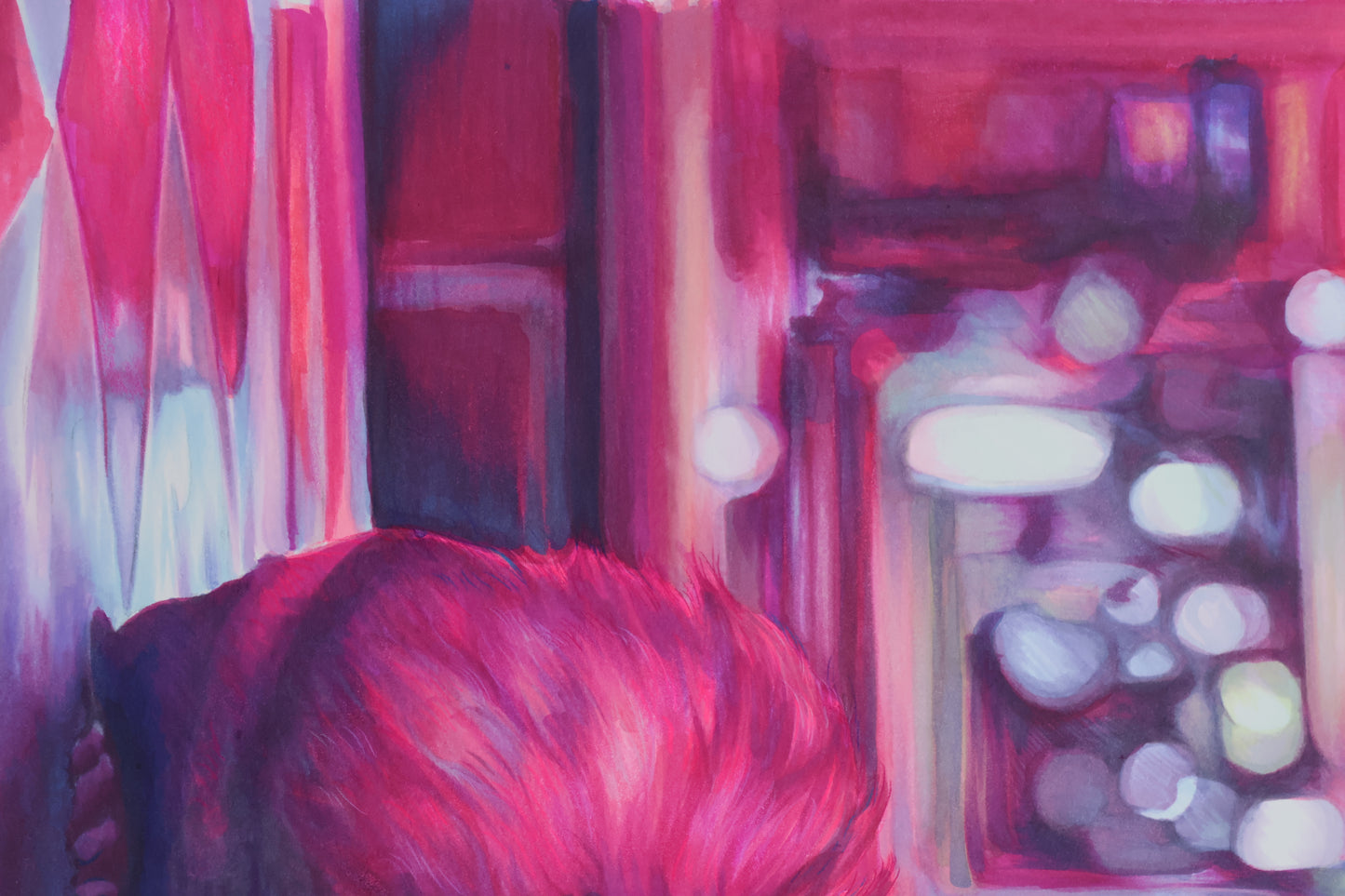 "Neon Whiskers" Limited Edition Print