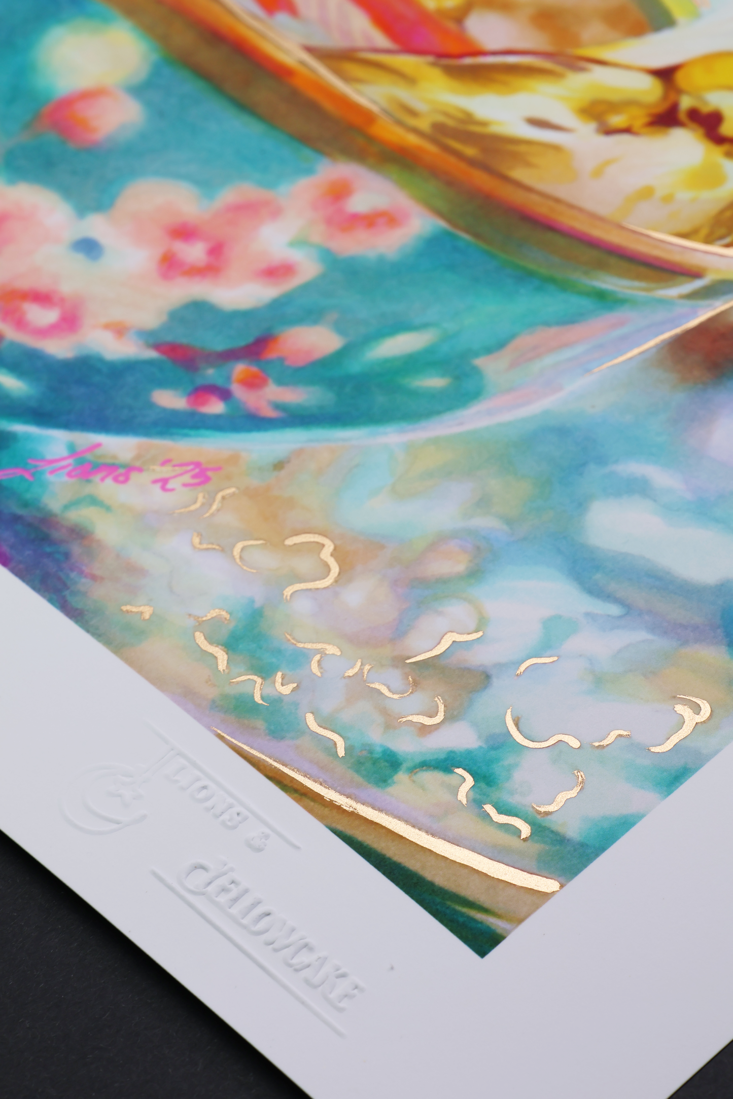 "The Dreams of Koi" - Limited Edition Hand Embellished Print