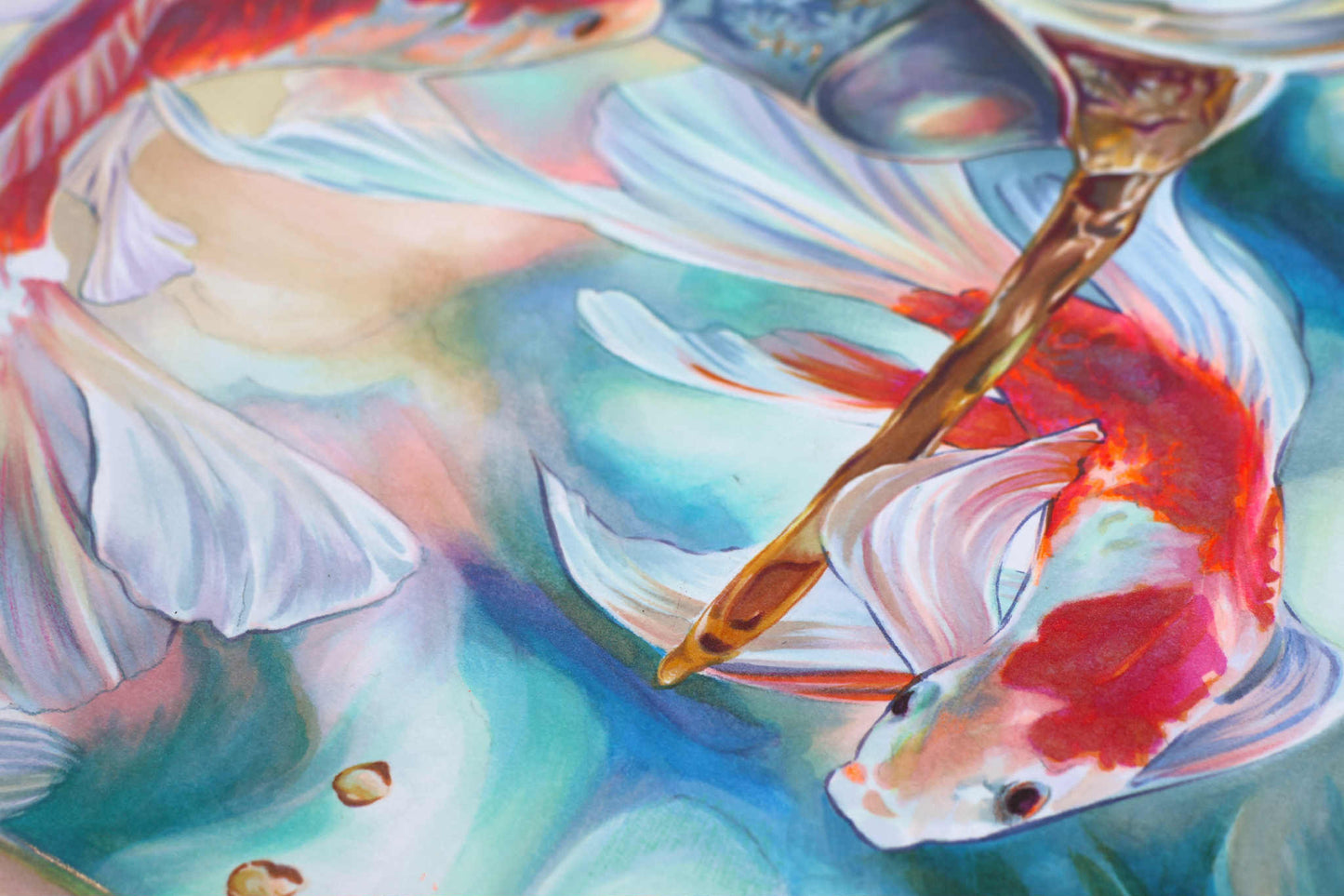"The Dreams of Koi" - Original Illustration