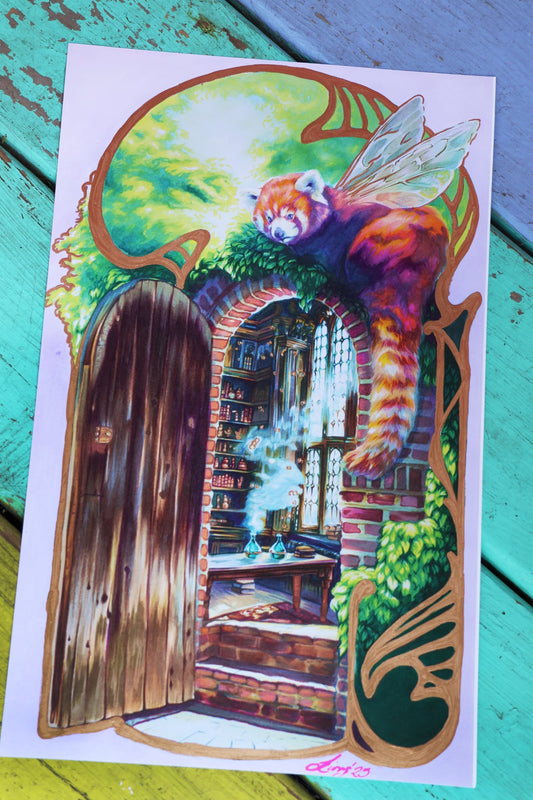 "Guardian of the Glade" - Limited Edition Hand Embellished Print