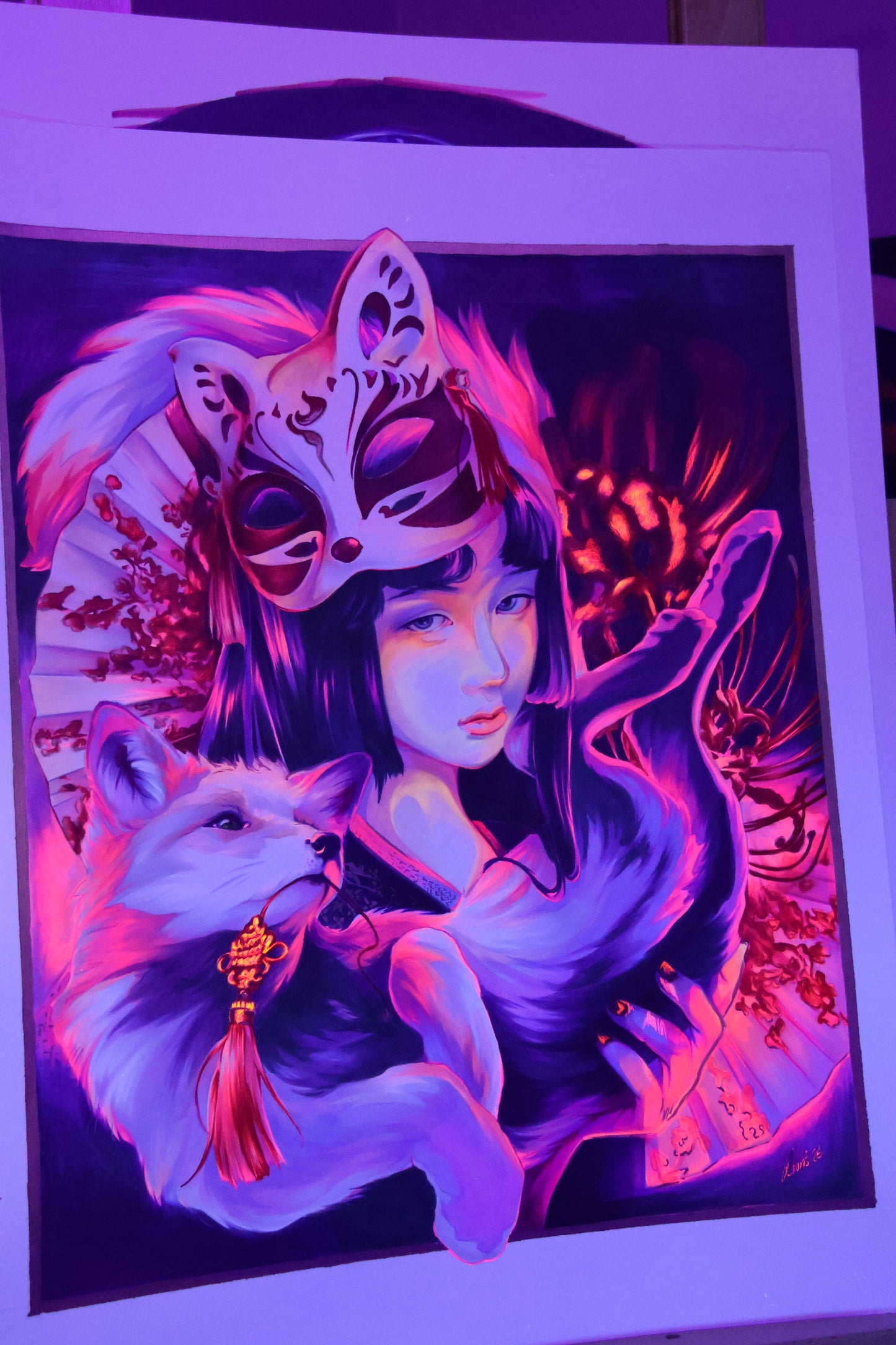 Vessel - Kitsune "Witchlit" Original Drawing