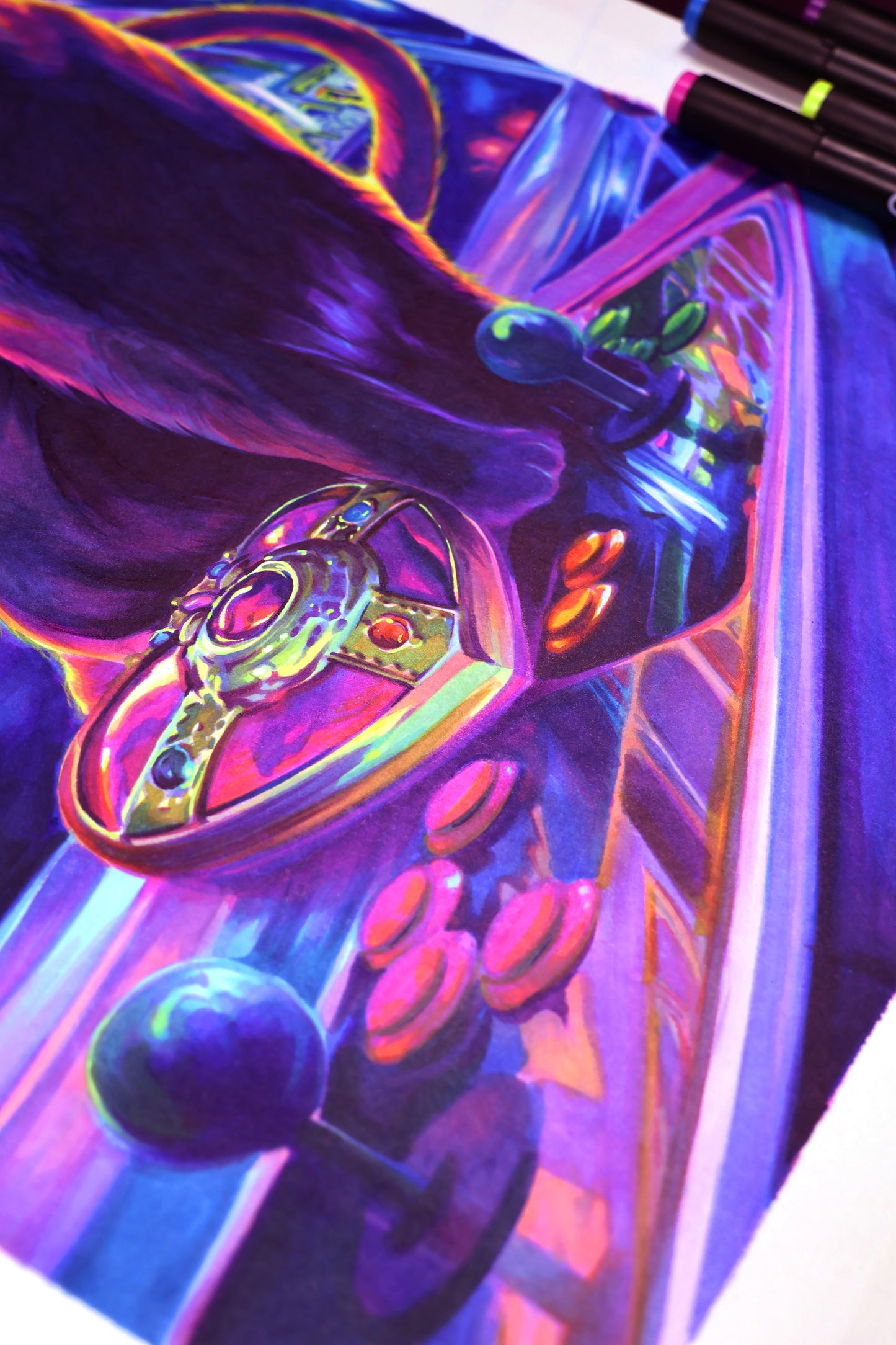 Retro Hearts - Limited Edition Print