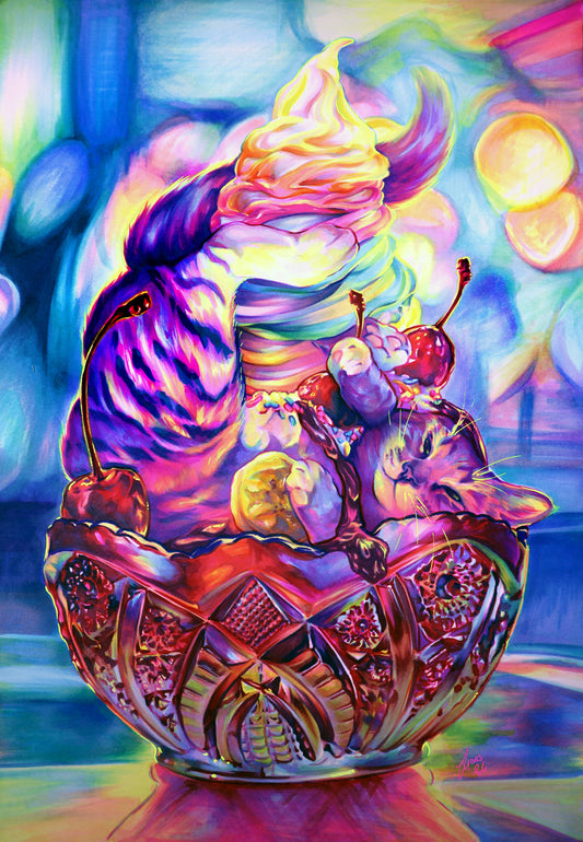 Cherry Daydream - Original Drawing