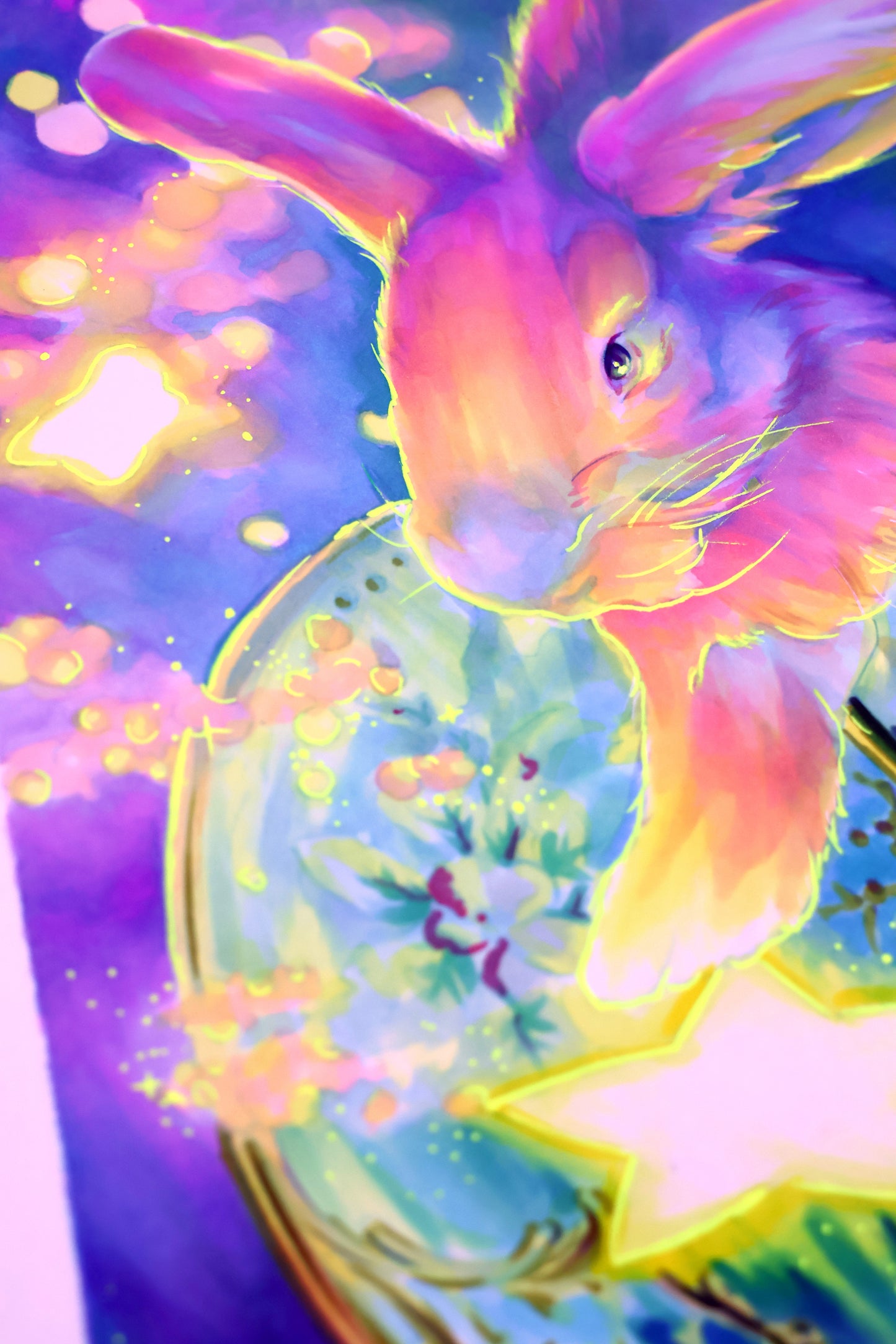 If Bunnies Brought the Stars - Print