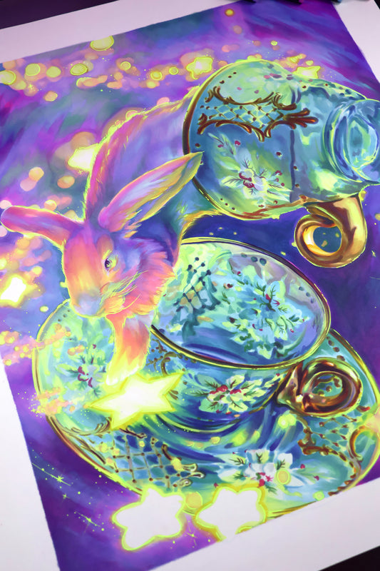 If Bunnies Brought the Stars - Print